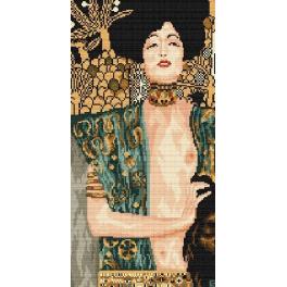 S 4286 Wzór do haftu na smartfona - Judyta z głową Holofernesa - G. Klimt