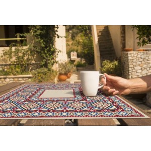 Cross stitch pattern for a phone - Napkin with ethnic motif I
