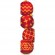 Cross stitch pattern for a phone - Bookmark with Christmas balls
