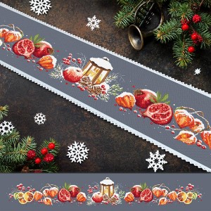 S 10478 Cross stitch pattern for a phone - Long table runner with bellows