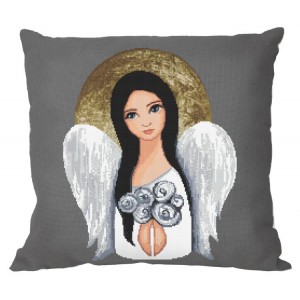 Cross stitch pattern for smartphone - Cushion - Angel of Silent Night