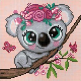 Cs2529 Zestaw do diamond painting - Malutki koala