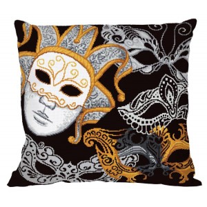 Cross stitch pattern for smartphone - Cushion - Venetian masks