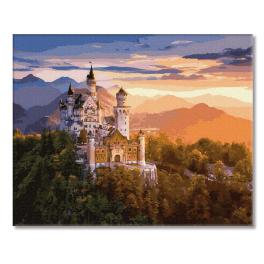 PC4050563 Malowanie po numerach - Zamek Neuschwanstein