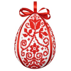 GU 10698 Printed cross stitch pattern - Ethnic Easter egg