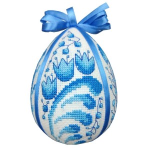 GU 10699 Printed cross stitch pattern - Porcelain Easter egg II