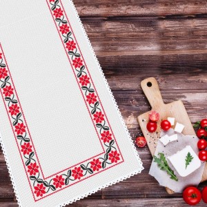 Cross stitch pattern for smartphone - Table runner - Ukrainian cross stitch