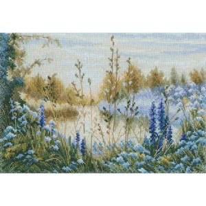 ZTM 865 Cross stitch kit - Smoky lilac fog