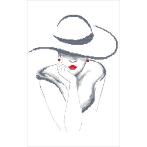 Cross stitch pattern for a phone - Feminine delicacy