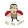 Cross stitch pattern for smartphone - Be my lady