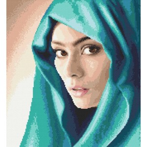 Cross stitch pattern for a phone - Mysterious look