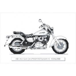 GC 10376 Wzór do haftu drukowany - Kultowy motocykl III