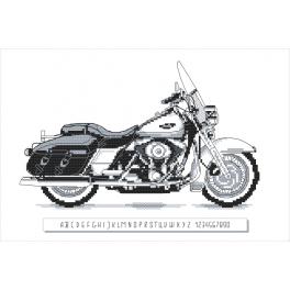 GC 10374 Wzór do haftu drukowany - Kultowy motocykl I