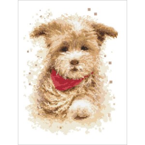 Cross stitch pattern for a phone - Dog pranks