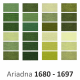 956A G11 Mulina ARIADNA 1680 - 1697 - wybierz kolory