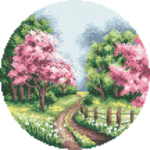 Z 10812 Cross stitch kit - Spring landscape