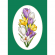 Cross stitch pattern for smartphone - Card with crocuses