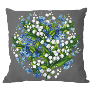 Cross stitch pattern for smartphone - Cushion - Spring flowers