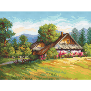 Cross stitch pattern for a phone - Country summer