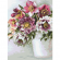 Cross stitch pattern for smartphone - Colorful hellebores