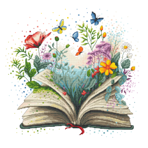 Z 10769 Cross stitch kit - Flower book