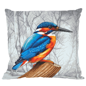 GU 10767-01 Printed cross stitch pattern - Cushion - Kingfisher on the hunt