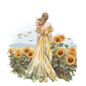 GC 10845 Cross stitch pattern on paper - Bye summer III
