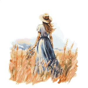 GC 10843 Cross stitch pattern on paper - Bye summer I