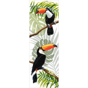Z 8977 Cross stitch kit - Toucans
