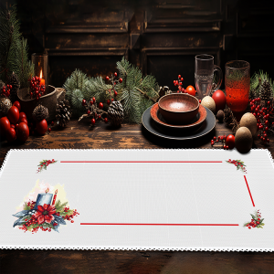 Cross stitch pattern for smartphone - Christmas table runner