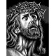 K 7329 Kanwa z nadrukiem - Jezus Chrystus w koronie cierniowej