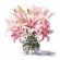Cross stitch pattern for smartphone - Proud lilies