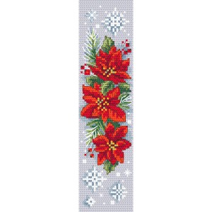 W 10860 Cross stitch pattern PDF - Christmas bookmark