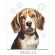 Wzór do haftu na telefon - Pies - Beagle
