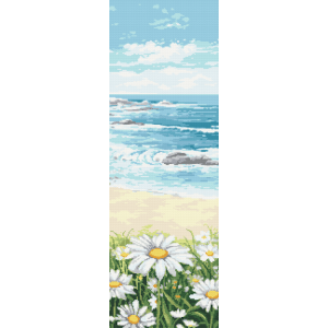 W 10555 Cross stitch pattern PDF - Sea view