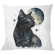 Wzór do haftu na telefon - Poduszka - Księżycowy kot