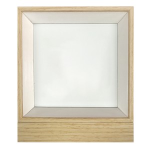 Wooden frame 11,5x13,5 cm standing white