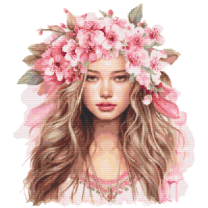 GC 10543 Cross stitch pattern on paper - Mrs. Spring