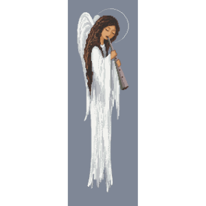 GC 10561 Cross stitch pattern on paper - Angel with a flute