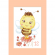 Cross stitch pattern for a phone - Card - Bee with on a  flower