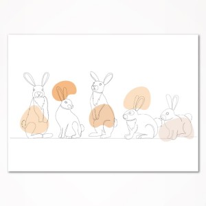 0293PL Poster - Rabbits