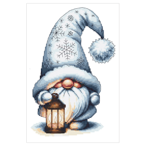 W 11051 Cross stitch pattern PDF - Snow gnome