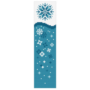 GU 11098 Cross stitch pattern on paper - Bookmark - 4 seasons - Winter