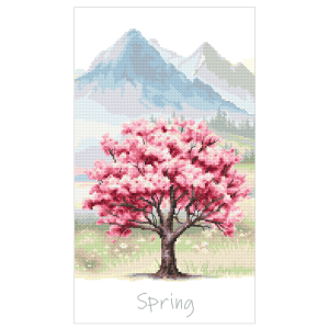 AN 10956 Tapestry Aida - Four seasons - Spring tree