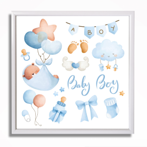 0494RA Obraz Baby shower - Boy