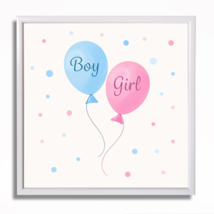 0496RA Obraz Baby shower - Baloniki