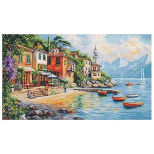 LS BU5083 Zestaw do haftu - Zatoka Varenna