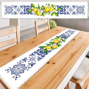 S 11148 Cross stitch pattern for a phone - Long table runner with lemons