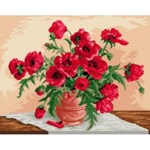 Wzór graficzny online - Polne maki Wzór graficzny online - Polne maki