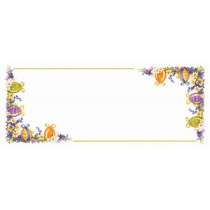 W 8353 ONLINE pattern pdf - Easter eggs with spring flowers